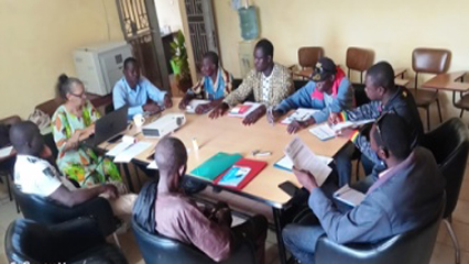 Les membres de l'équipe locale de la commune rurale de Yélékébougou formés sur la mise en place des COFOV 